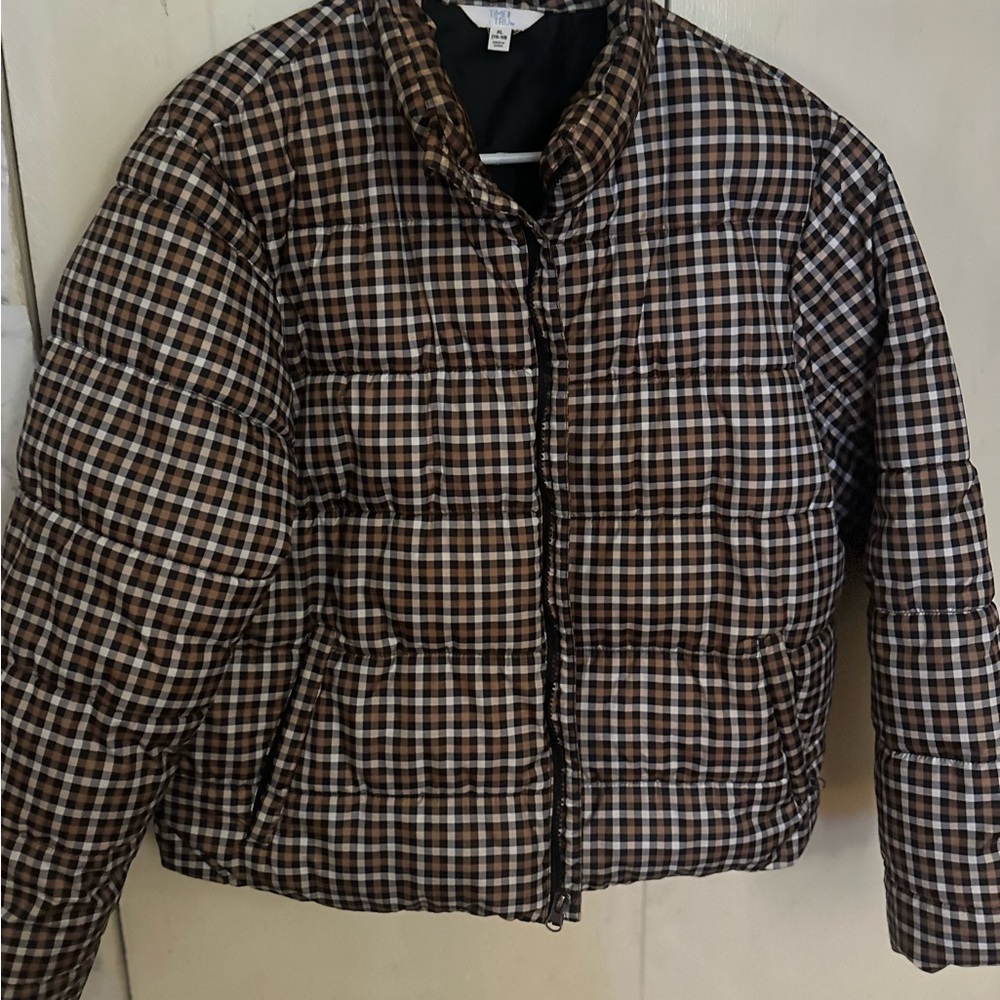 Womens Size XL Time And Tru Full Zip Puffer Jacket.